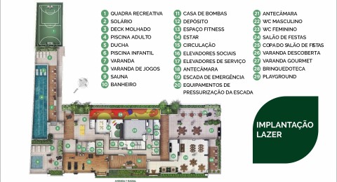 Vereda Areio - Apartamento de 3 quartos 111m no Setor Pedro Ludovico em Goinia